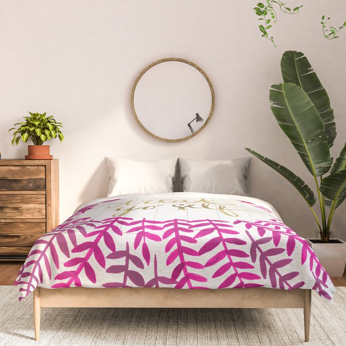 Treat Yo Self â Pink & Gold Comforter Gallery Image 3