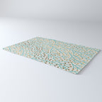 Berry Branches - Turquoise & Gold Rug Gallery Image 3