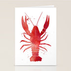 Red Lobster Stationery Card Gallery Image 2