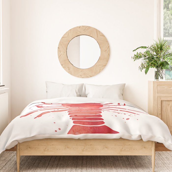 Red Lobster Duvet Cover Gallery Image 3