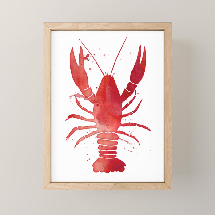 Red Lobster Mini Art Print Gallery Image 1