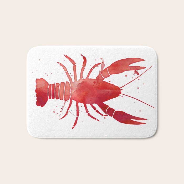 Red Lobster Bath Mat Gallery Image 1