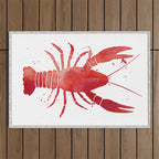 Red Lobster Outdoor Rug Gallery Image 1