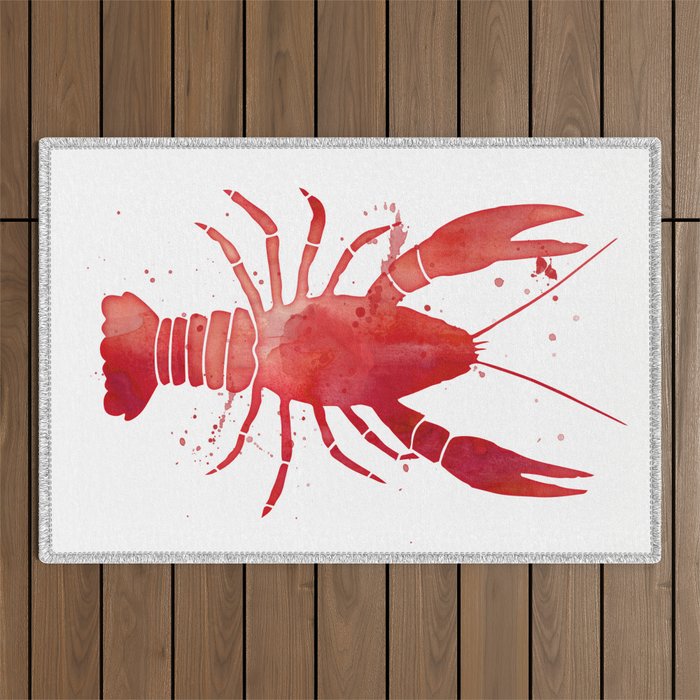 Red Lobster Outdoor Rug Gallery Image 1