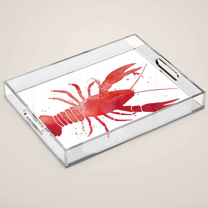 Red Lobster Acrylic Tray Gallery Image 1