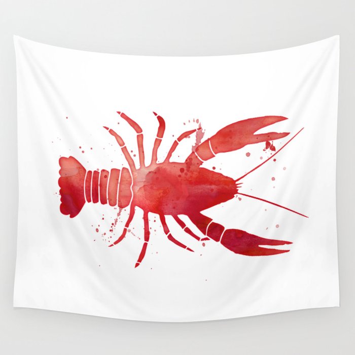 Red Lobster Wall Tapestry Gallery Image 4