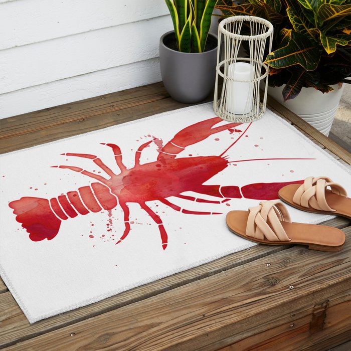 Red Lobster Outdoor Rug Gallery Image 2