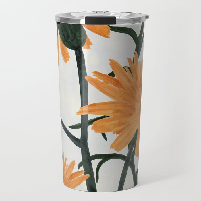 Wildflowers acrylic Travel Mug Gallery Image 1
