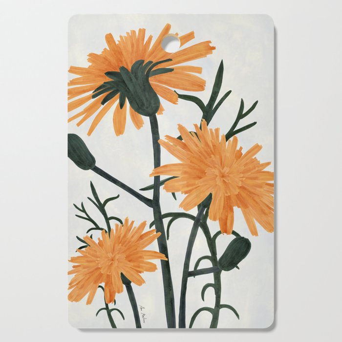 Wildflowers acrylic Cutting Board Gallery Image 1