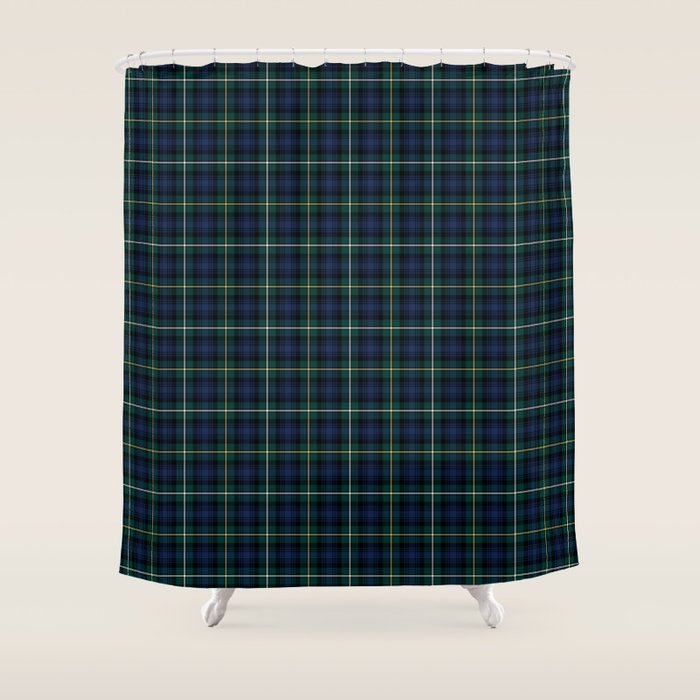 Clan Campbell Tartan Shower Curtain Gallery Image 1