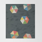 Paper Shapes Throw Blanket Gallery Image 2