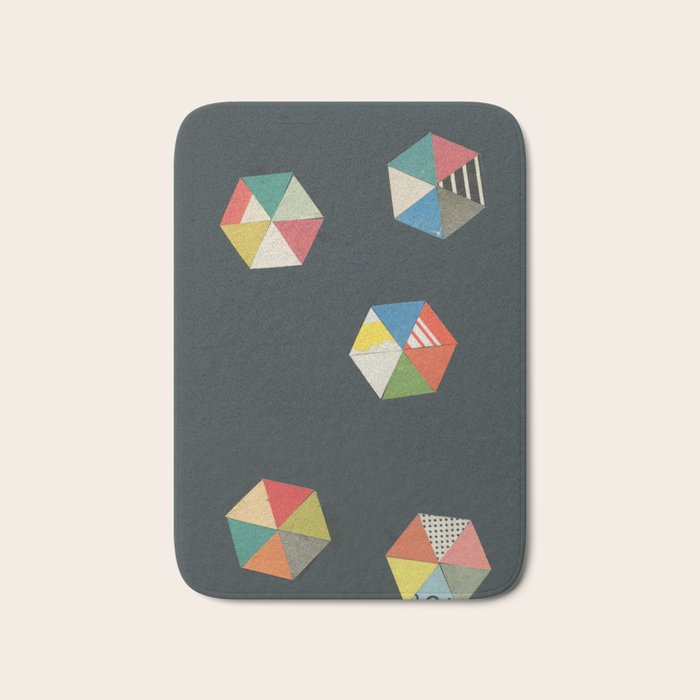 Paper Shapes Bath Mat Gallery Image 1