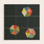 Paper Shapes Wood Wall Art Gallery Image 1