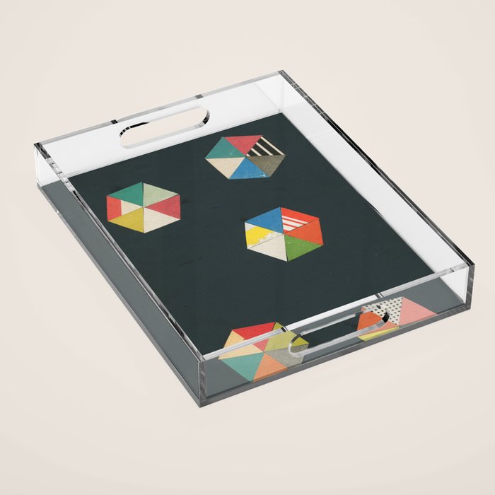 Paper Shapes Acrylic Tray Gallery Image 1