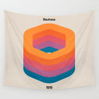 Bauhaus 1919 Exhibition 01 Wall Tapestry Gallery Image 4