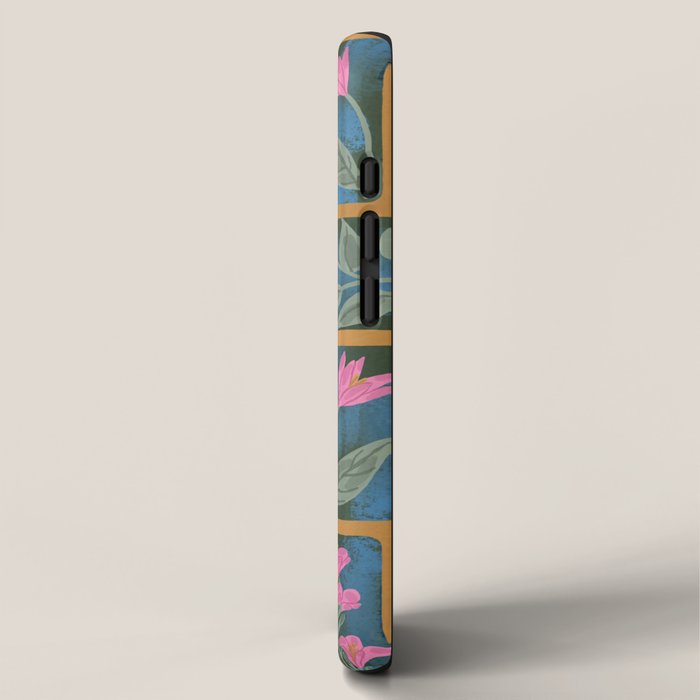 Floral Blocks Pattern iPhone Case Gallery Image 2