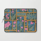 Floral Blocks Pattern Laptop Sleeve Gallery Image 1