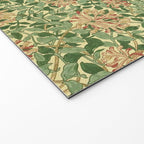 William Morris Vintage Honeysuckle Green & Pink  Welcome Mat Gallery Image 2