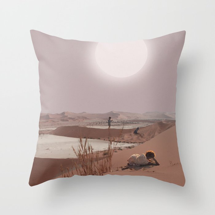 The Light will take care of Them Throw Pillow Gallery Image 1