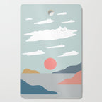 Cat Landscape 23 Cutting Board Gallery Image 1
