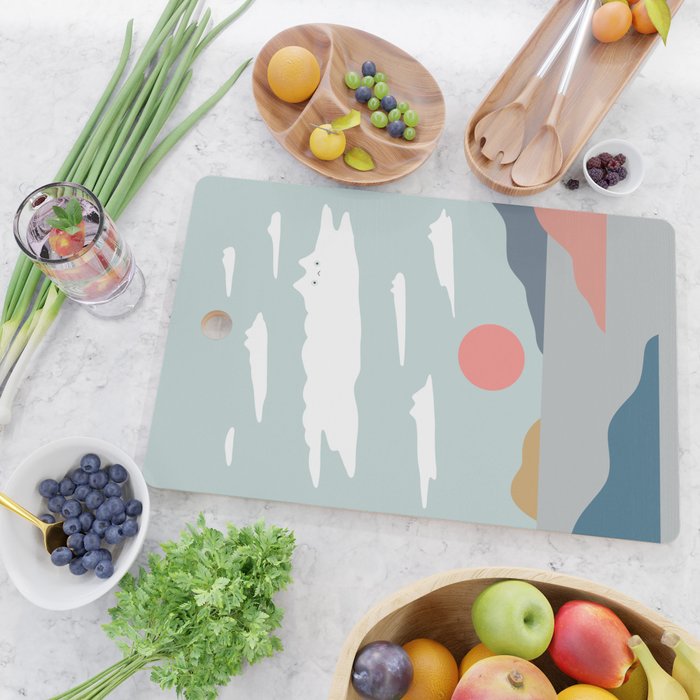 Cat Landscape 23 Cutting Board Gallery Image 2