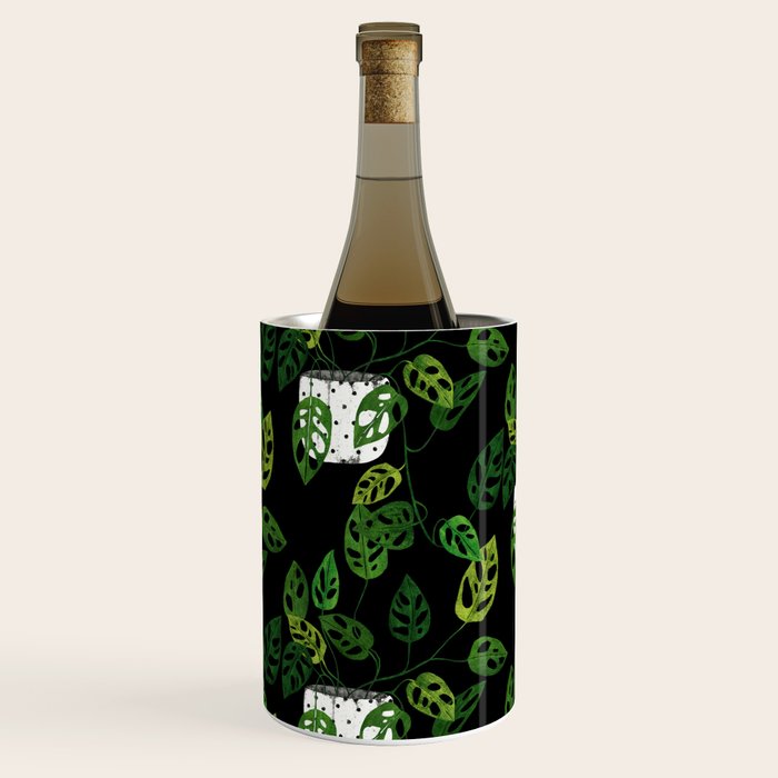 Back monstera obliqua Wine Chiller Gallery Image 2