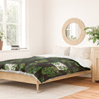 Back monstera obliqua Duvet Cover Gallery Image 2