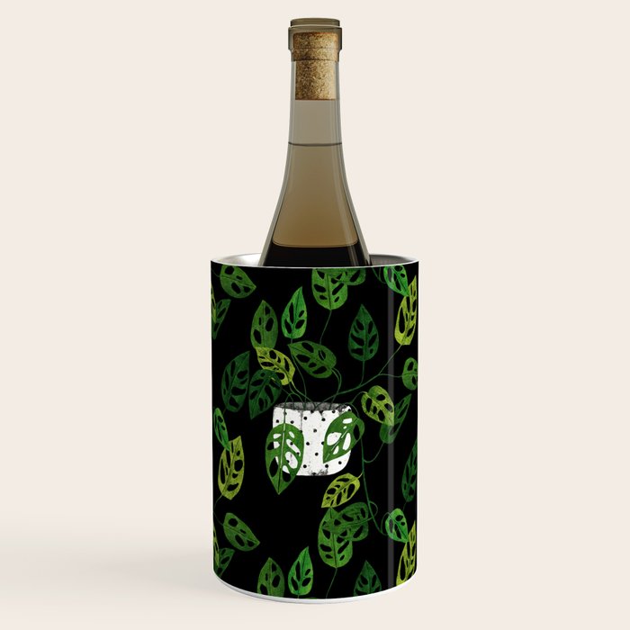 Back monstera obliqua Wine Chiller Gallery Image 1