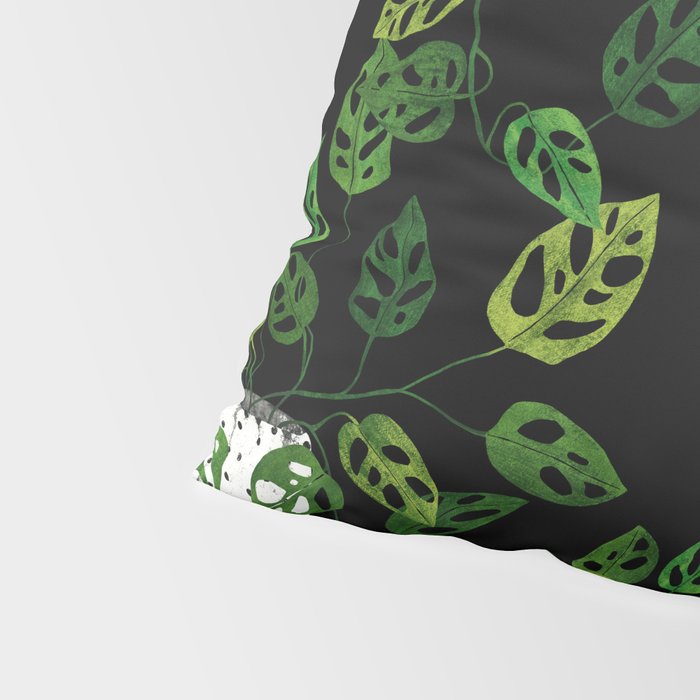 Back monstera obliqua Pillow Sham Gallery Image 4