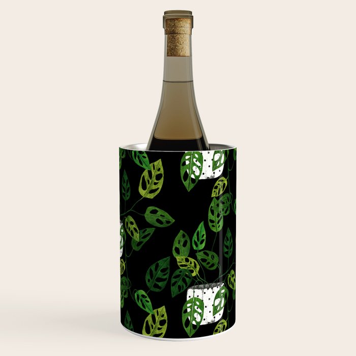 Back monstera obliqua Wine Chiller Gallery Image 3