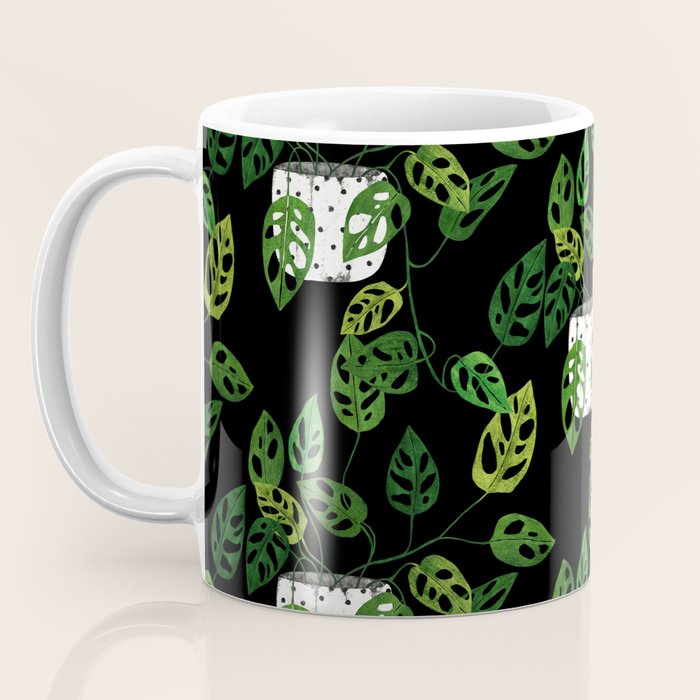 Back monstera obliqua Coffee Mug Gallery Image 3