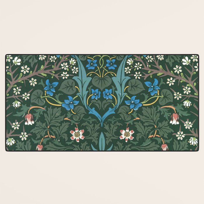William Morris Blackthorn Pattern, 1892 Desk Mat Gallery Image 3