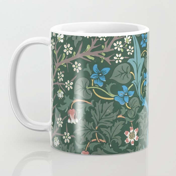 William Morris Blackthorn Pattern, 1892 Coffee Mug Gallery Image 3