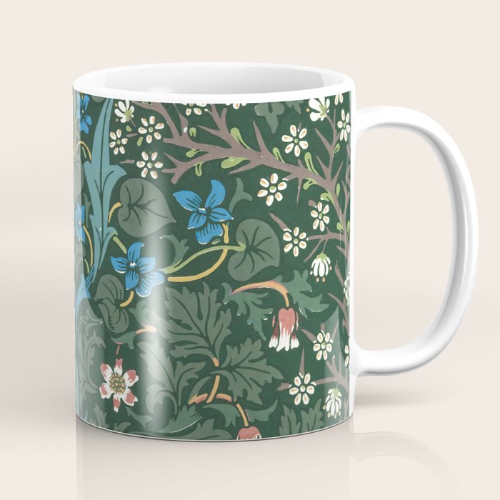 William Morris Blackthorn Pattern, 1892 Coffee Mug Gallery Image 1