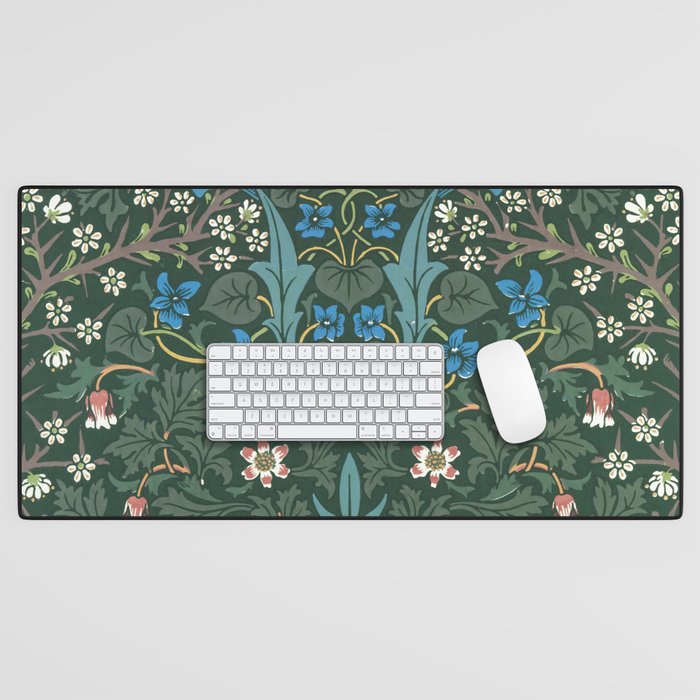 William Morris Blackthorn Pattern, 1892 Desk Mat Gallery Image 1