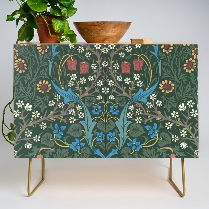 William Morris Blackthorn Pattern, 1892 Credenza Gallery Image 1