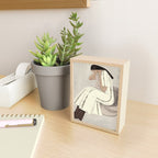 woman in chair Mini Art Print Gallery Image 2