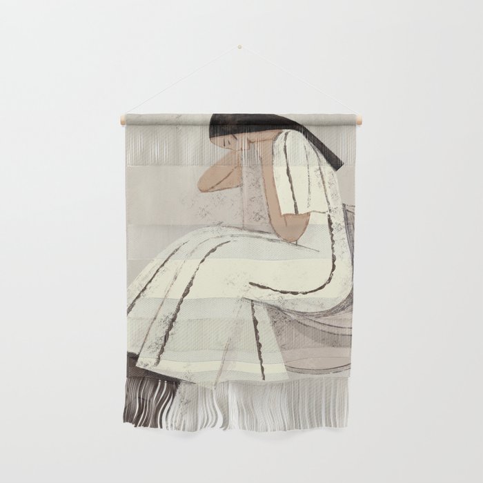 woman in chair Wall Hanging Gallery Image 1
