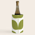 Mid Century Modern Leaves Green #society6 #buyart Wine Chiller Gallery Image 3