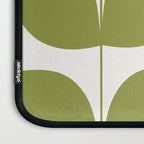 Mid Century Modern Leaves Green #society6 #buyart Laptop Sleeve Gallery Image 3