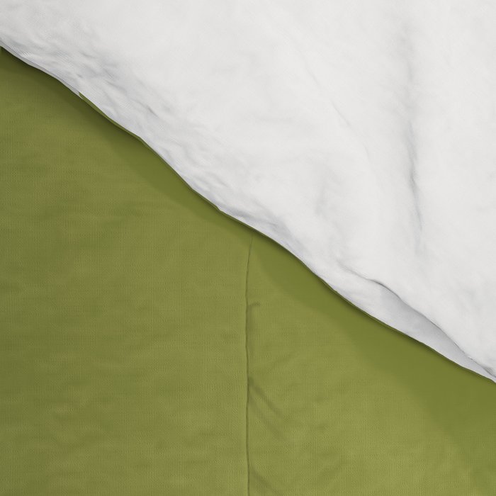 Mid Century Modern Leaves Green #society6 #buyart Comforter Gallery Image 4