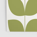 Mid Century Modern Leaves Green #society6 #buyart Poster Gallery Image 3