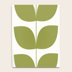 Mid Century Modern Leaves Green #society6 #buyart Notebook Gallery Image 4