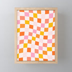 Checkers: PATTERN 04 | The Peach Edition Mini Art Print Gallery Image 1