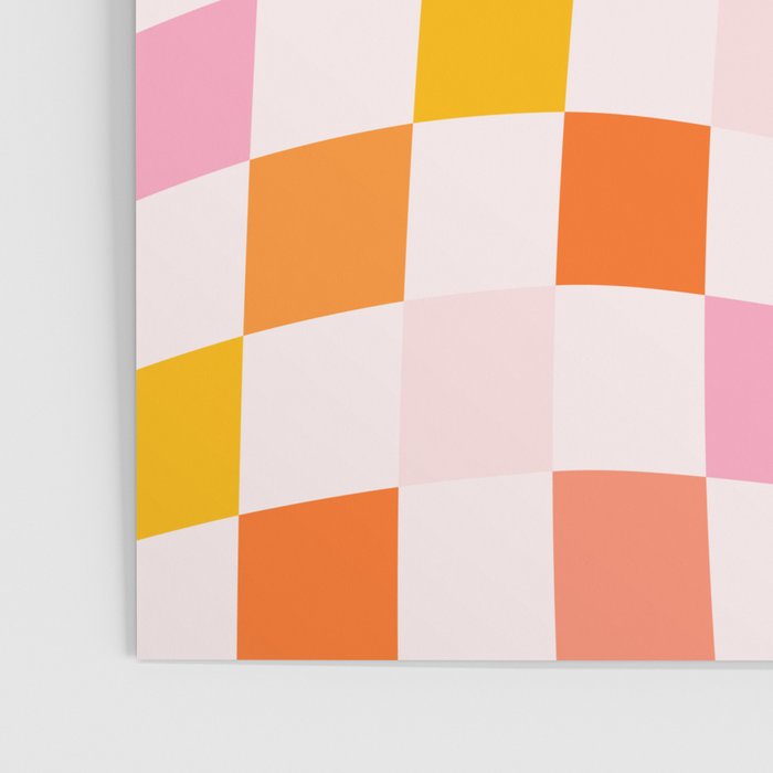 Checkers: PATTERN 04 | The Peach Edition Poster Gallery Image 3