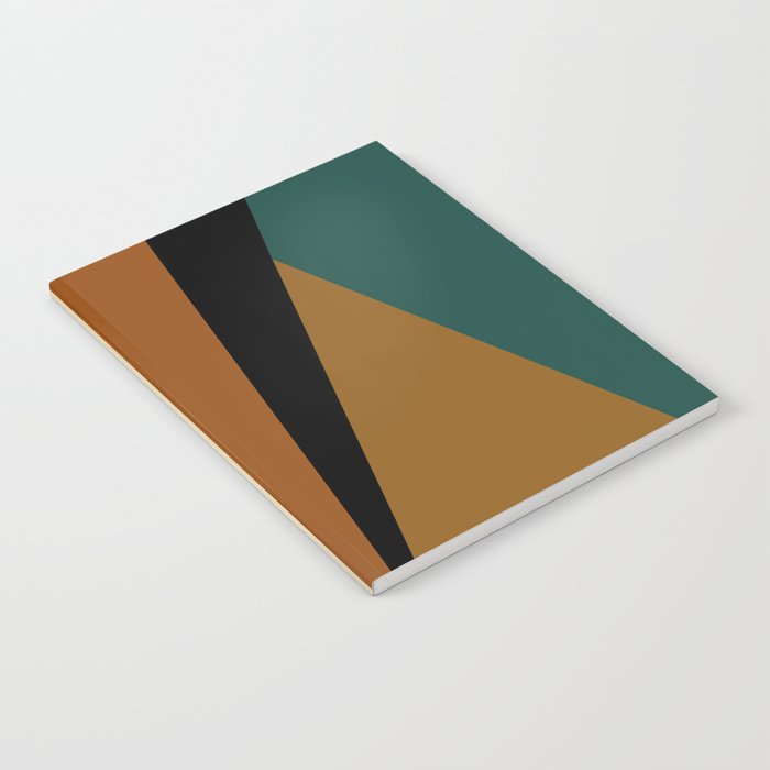 Geometric Triangles V Bold Vintage Notebook Gallery Image 2
