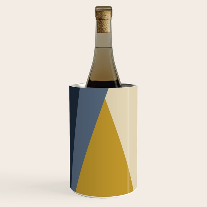 Geometric Triangles V Bold Vintage Wine Chiller Gallery Image 2