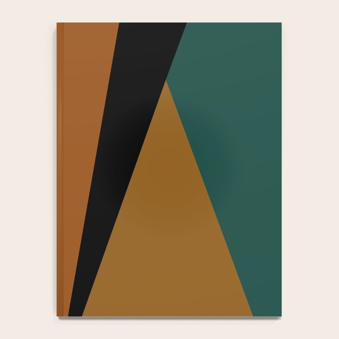 Geometric Triangles V Bold Vintage Notebook Gallery Image 4