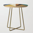 Geometric Triangles V Bold Vintage Side Table Gallery Image 1