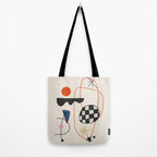 Abstract Eclectic Colorful Joan Mirò Inspired 2 Tote Bag Gallery Image 2